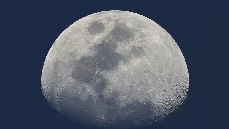 Rocks collected by astronauts on the Apollo missions suggest the interior of the moon could hold between 10 and 300 parts per million of water. Photograph: Michael O’Connell