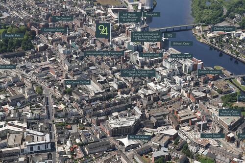 Limerick city site with full planning for 24 apartments guiding at €1.75m