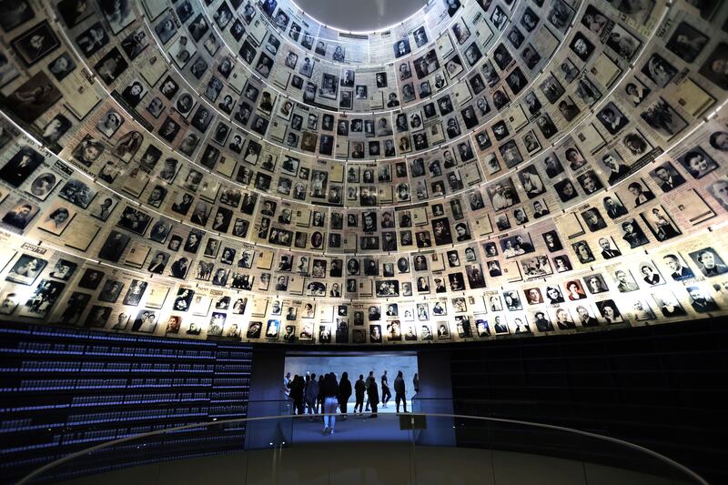 The plan includes a grant of €10 million to the Yad Vashem Holocaust remembrance museum in Jerusalem, Israel. Photograph: Abir Sultan/EPA