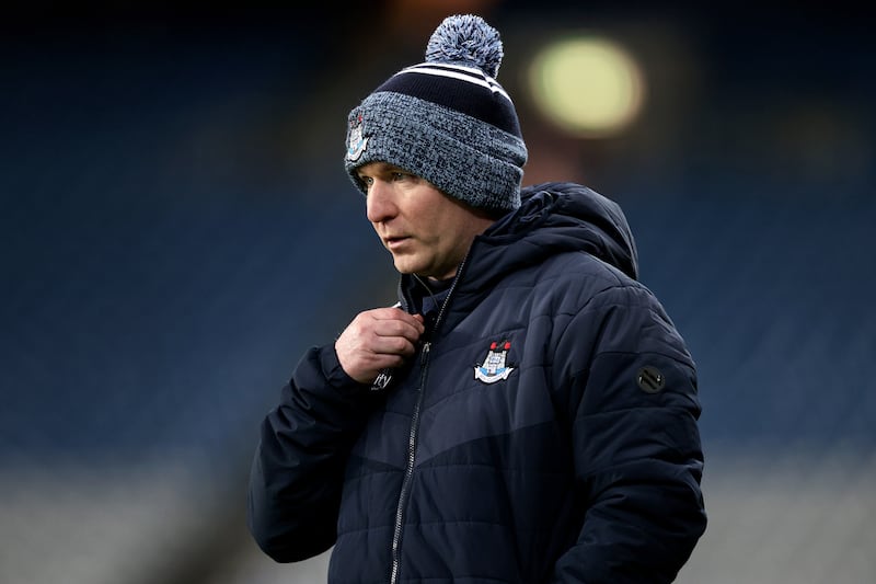 Dublin hurling  manager Niall Ó Ceallacháin at Croke Park on Saturday. Photograph: Laszlo Geczo/Inpho