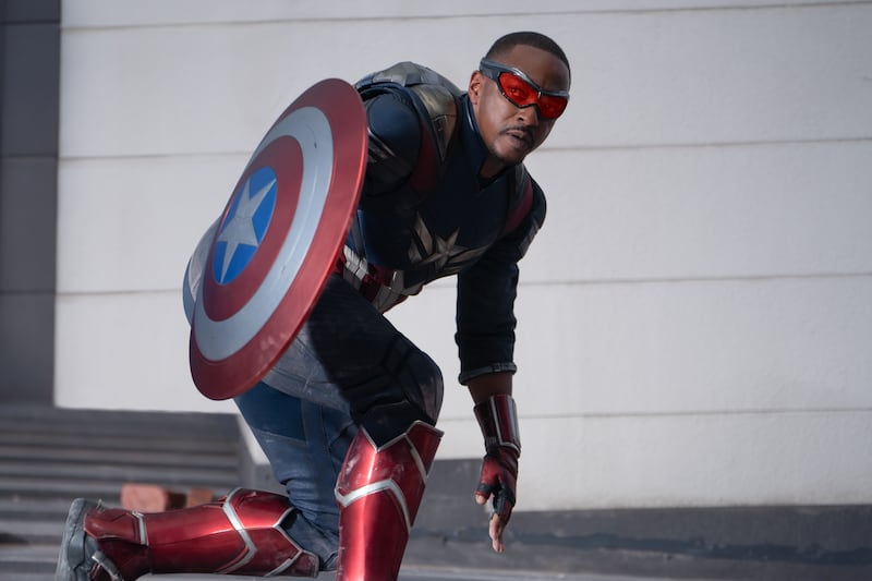 Captain America: Brave New World – Anthony Mackie in the Marvel film. Photograph: Eli Ade/Marvel