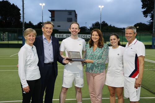 Hooke & MacDonald retain title at Irish Times SCSI tennis tournament