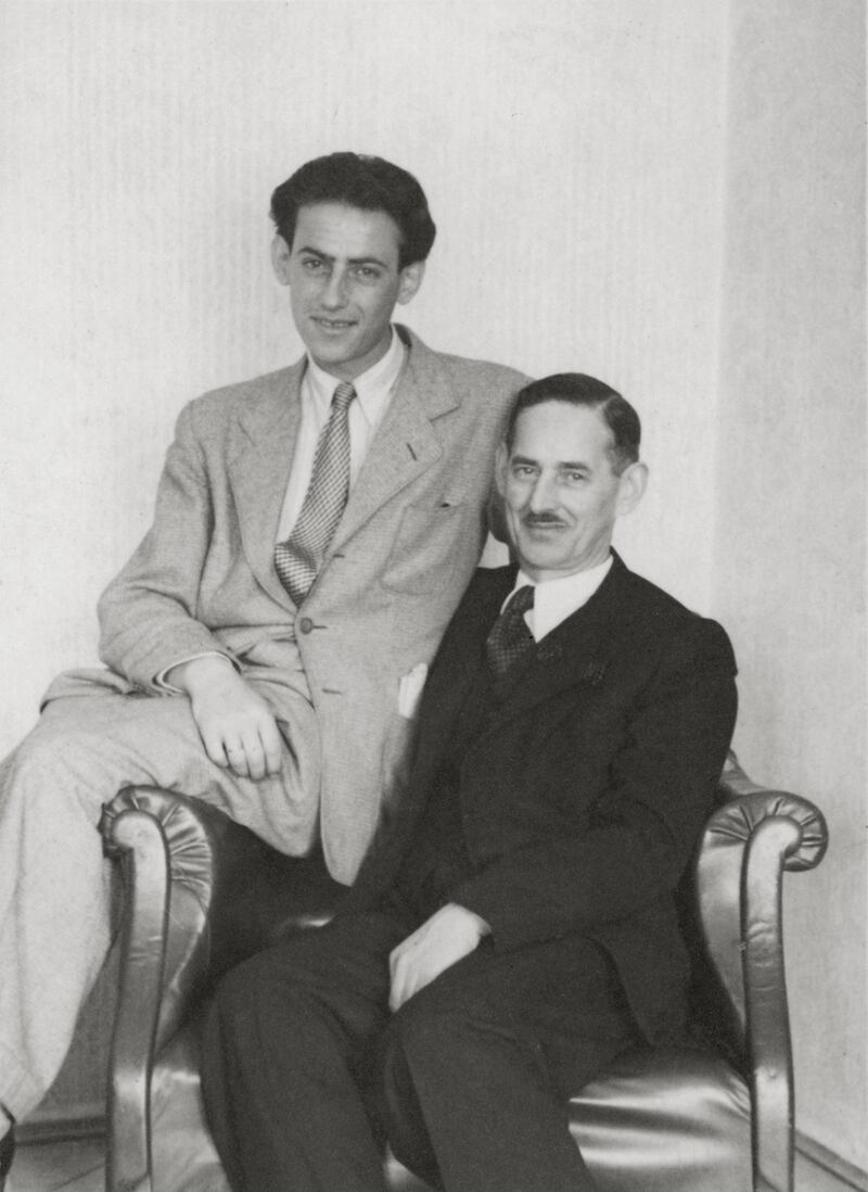 Fritz and Gustav reunited in Vienna in 1945. Photograph: Reinhold Gärtner