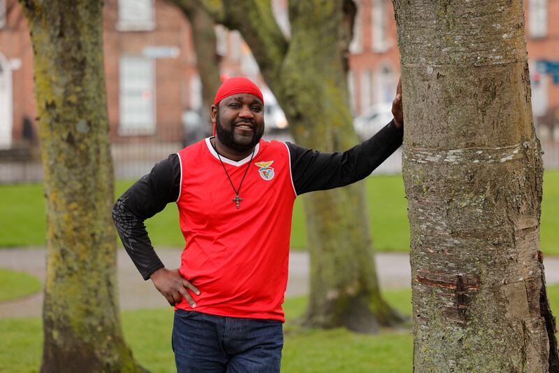 Coolio Antonio: “I made many friends in Dublin through football." Photograph: Alan Betson