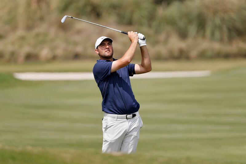 Scottie Scheffler: pipped in the semi-final by Sam Burns, he faced Rory McIlroy in the third/fourth place playoff at the World Golf Championships-Dell Technologies Match Play.  Photograph: Mike Mulholland/Getty Images