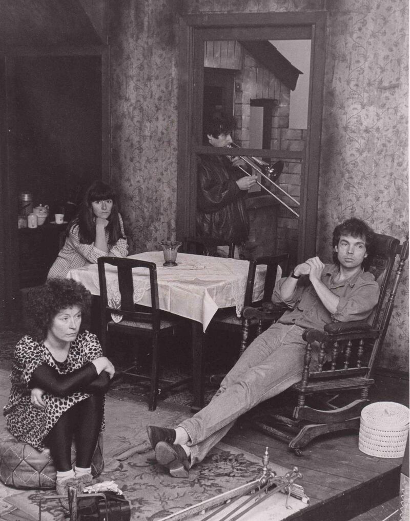 Eileen Pollock, Paula Hamilton, Stephen Rea and Jonathan Kent in the original Field Day production of Stewart Parker’s Pentecost