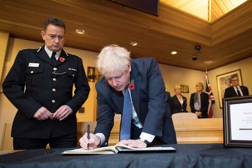 Essex lorry deaths: Johnson signs book of condolence