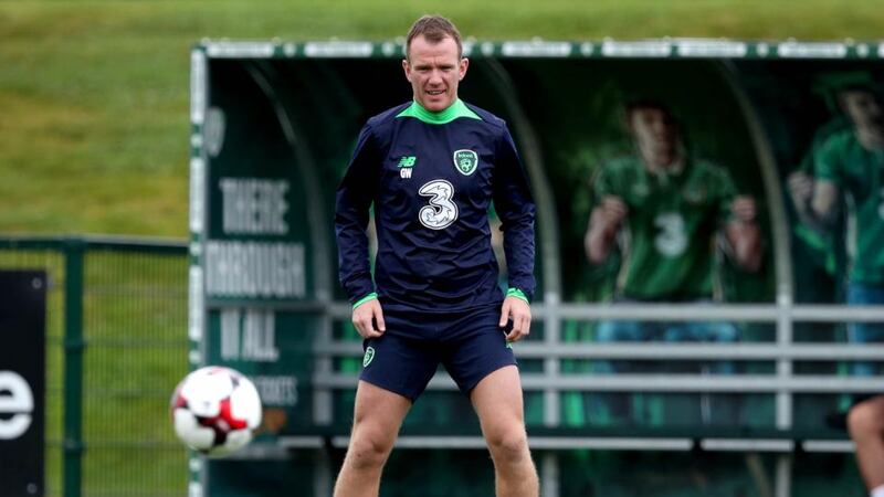 Glenn Whelan: “We like what he brings to the party for us,” says Roy Keane.    Photograph: Ryan Byrne/Inpho