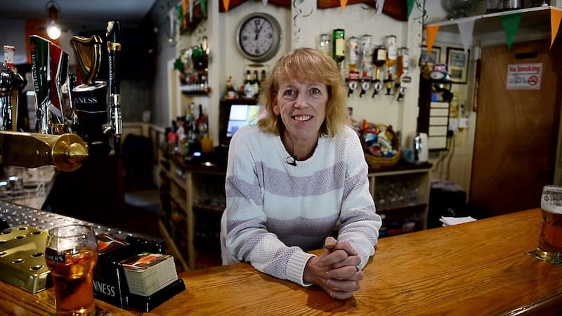 Pauline Fay, owner of Fay’s Bar in Drumconrath, Co Meath. Photograph: Bryan O’Brien