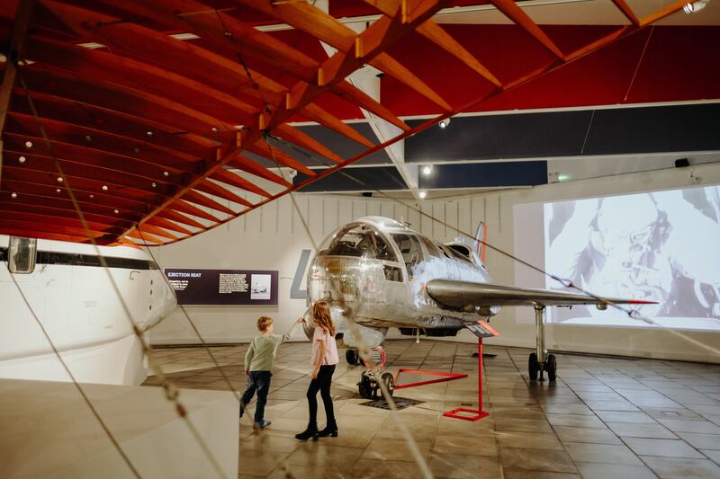 Ulster Transport Museum: from horse drawn carriages to highflying jets, planes, trains, boats and surf boards. Photograph: Johnny Frazer