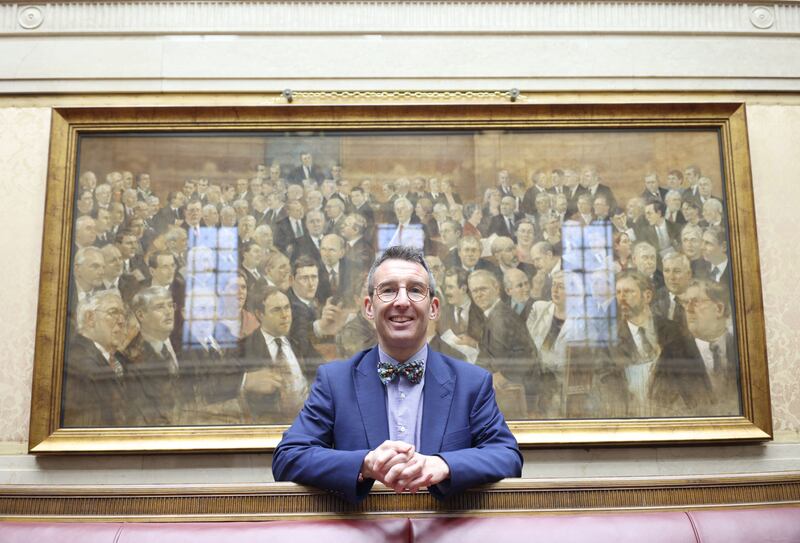 Andrew Muir: 'Farming and the environment go together, they shouldn’t be pitted against each other.' Photograph: Stephen Davison for The Irish Times 