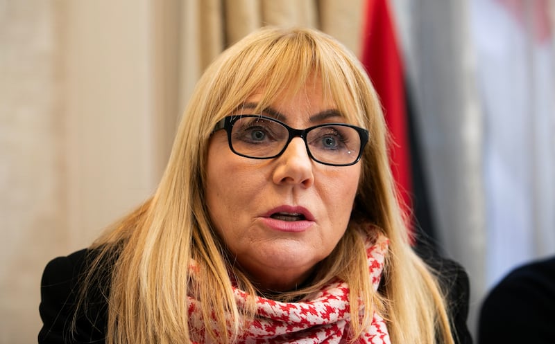 Independent Senator Frances Black said the Occupied Territories Bill is 'about saying that Ireland will no longer support this horrific injustice that’s happening' in Palestine. Photograph: Gareth Chaney/Collins