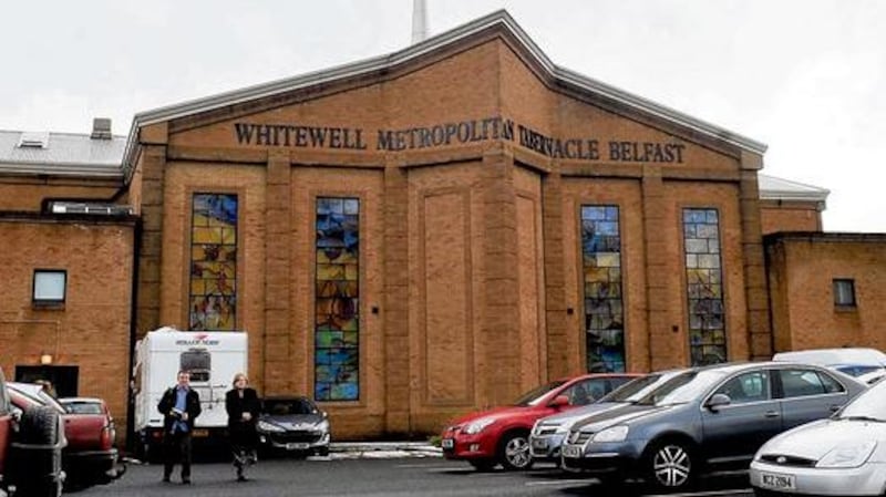 The Whitewell Metropolitan Tabernacle on the Shore Road in Belfast where First Minister Peter Robinson normally attends.