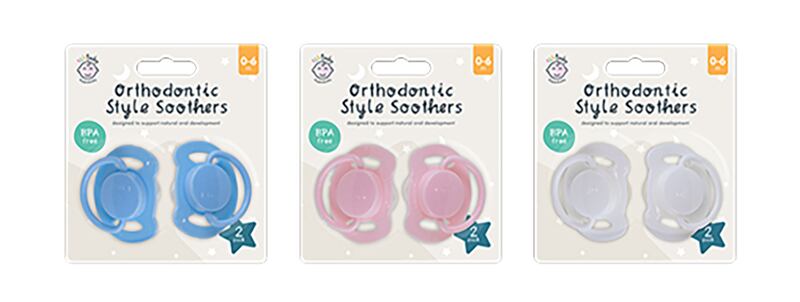 People are being advised to stop using the  two-pack of 123 Baby Essentials Orthodontic Style Soothers product immediately. Photograph: Consumer Protection Commission 