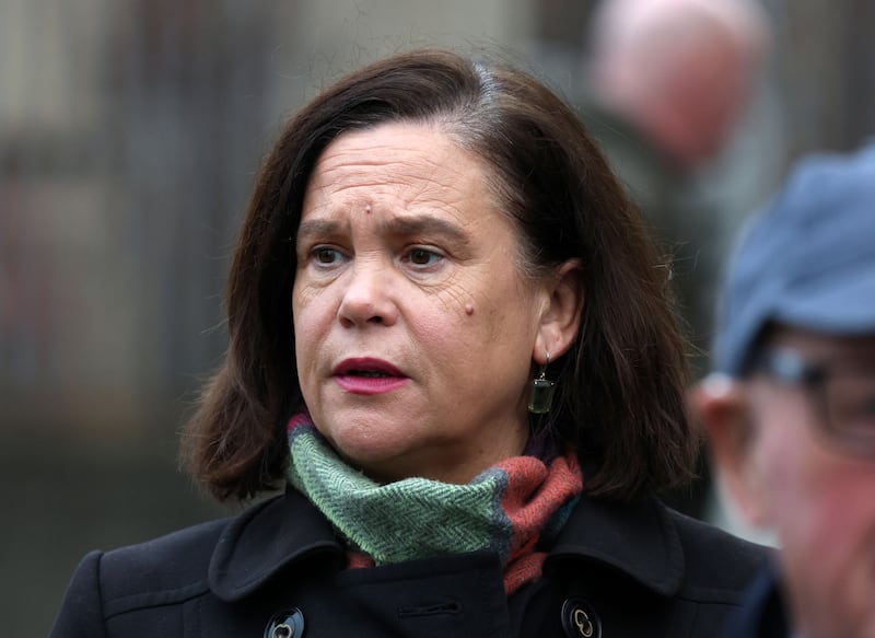 Sinn Féin leader, Mary Lou McDonald Photograph: Colin Keegan/Collins