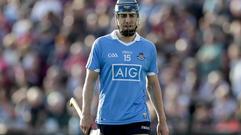 For Treacy last Saturday against Kilkenny, see Paul Ryan last year. Photograph: Laszlo Geczo/Inpho