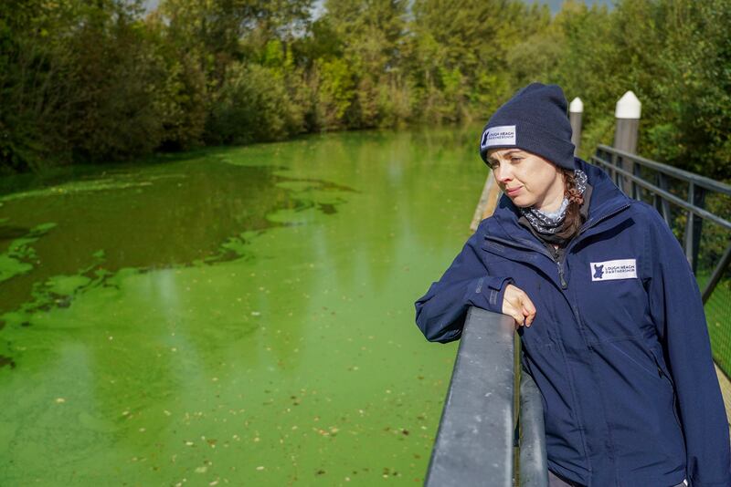 Lough Neagh Ranger Ciara Laverty: 'The ecology’s changing, unless we do something drastic about it now. Decades of neglect have led us to this point.' Photograph: Enda O'Dowd