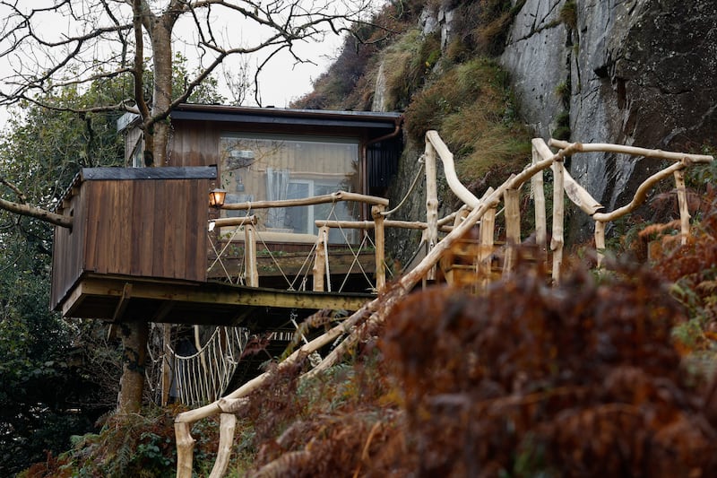 Balance Treehouse, Ring of Gullion. Courtesy of Phil Magowan/Press Eye