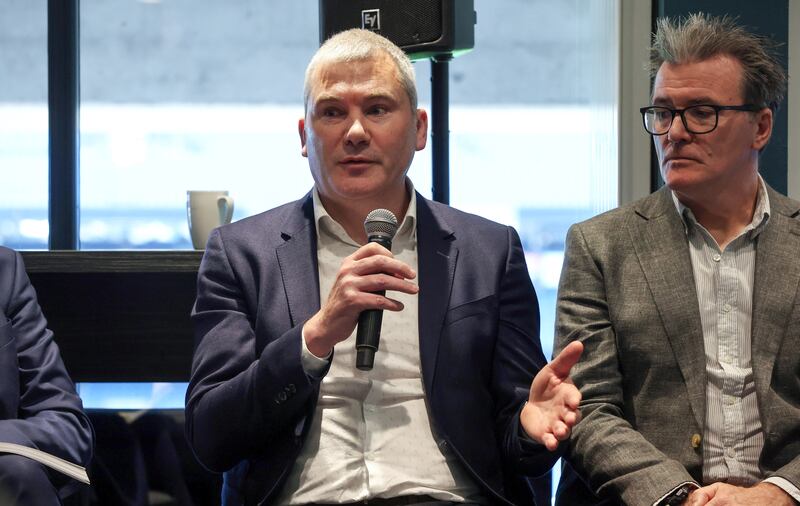 James Horan of the Football Review Committee, probably talking about the goalkeeper rule. Photograph: Bryan Keane/Inpho