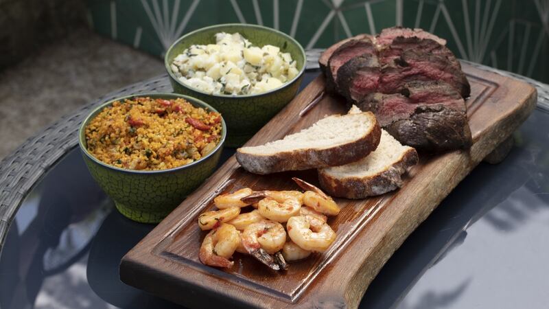 The surf ’n’ turf box from Asador|Prado at Home