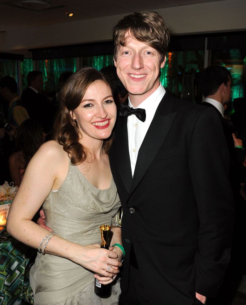 Macdonald with her ex-husband, Travis bassist Dougie Payne, at HBO’s 68th Annual Golden Globe Awards Official After Party. Photograph: Jeff Kravitz/FilmMagic