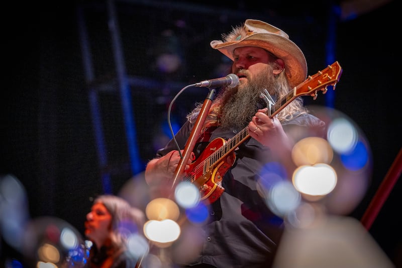 Chris Stapleton performing at the 3Arena. Photograph: Tom Honan