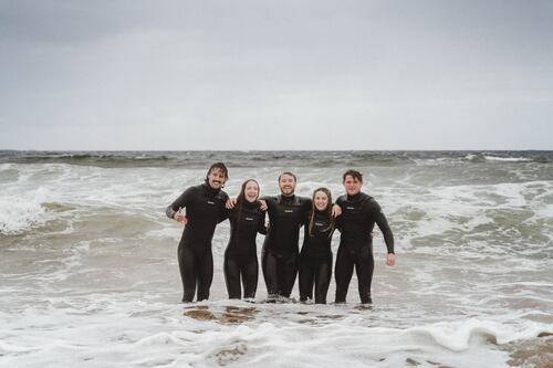 A sustainable new Irish wetsuit made from oyster shells and sugar cane
