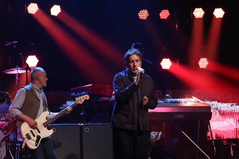 Horace (left) and Terry Hall from The Specials during the filming for the Graham Norton Show at the BBC Television Centre in Wood Lane, London in April 2009. Photograph: Isabel Infantes/PA