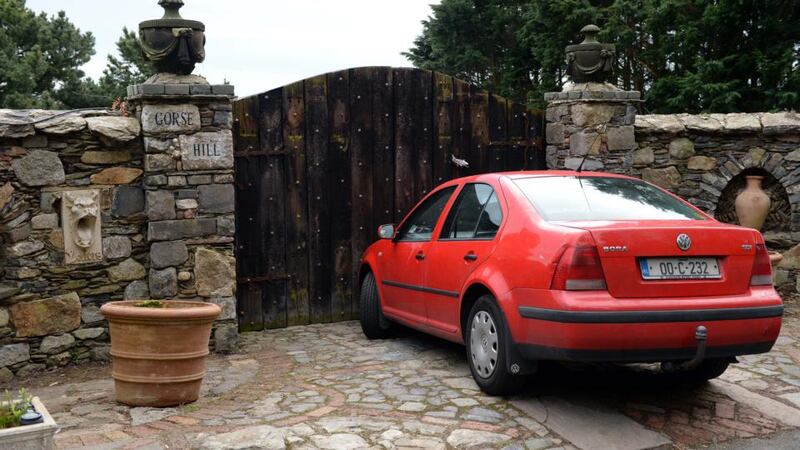 Gorse Hill, the home of the O’Donnell family, on the Vico road, Killiney early on Thursday morning. Photograph: Eric Luke