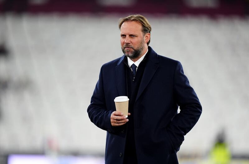 West Ham's technical director Tim Steidten. Photograph: Mike Egerton/PA