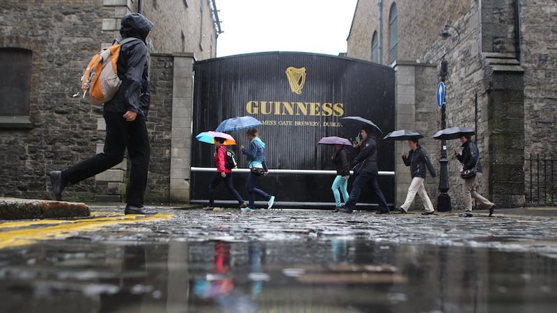 The Guinness Storehouse visitor attraction at St James’ Gate Brewery in Dublin. Photograph: Tim Clayton/Corbis via Getty