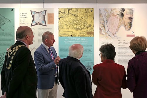 President attends launch of atlas of historic Galway towns
