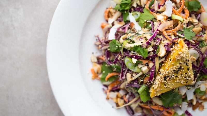 A raw food pad thai by Tara-Lee Byrne, a professional cellist and wholefoods chef.