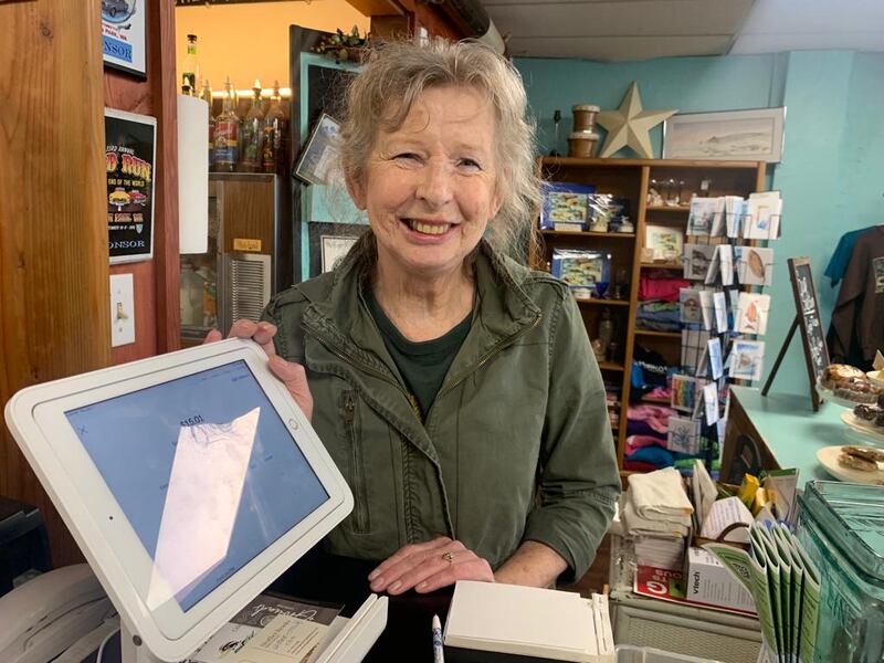 Ilwaco cafe owner Luanne Hanes.