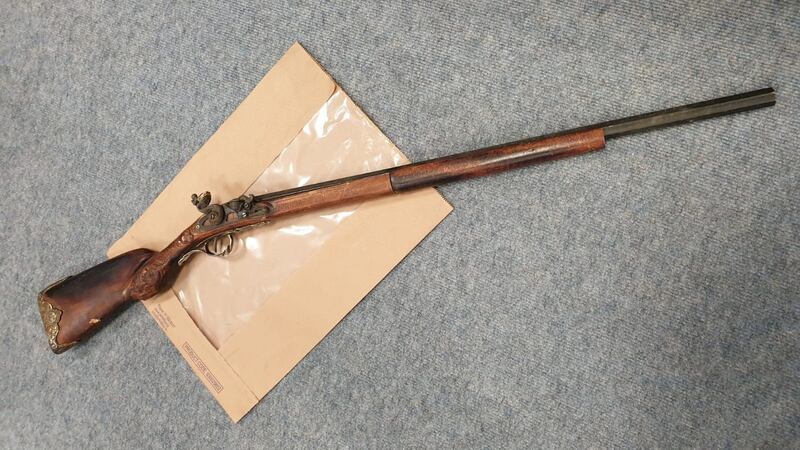 During the course of the search two firearms, including this one, were seized. Photograph: An Garda Síochána