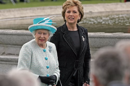 Former president McAleese says inclusion of Irish in coronation ‘welcome sign of respect’