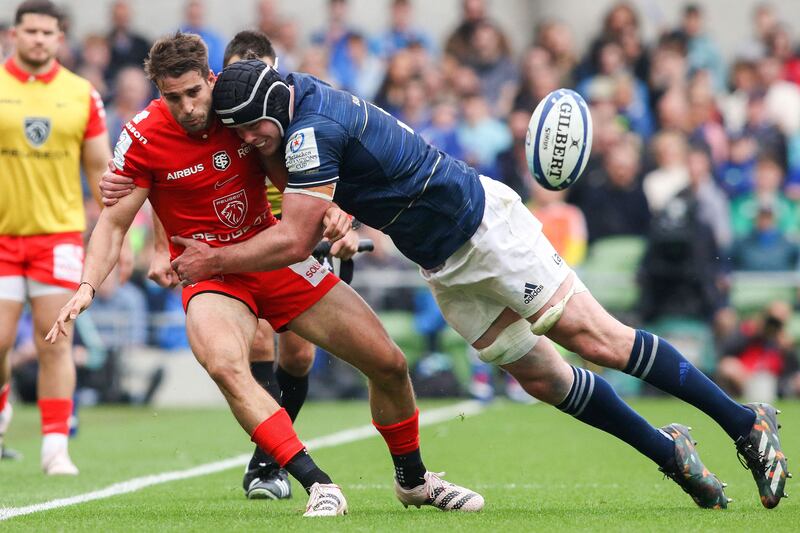 Leinster captain James Ryan led by example in his team's win over Toulouse. Photograph: Getty Images