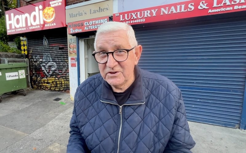 Finglas resident John Hiles: 'They never bring anything out near Finglas... because it has a reputation, a bad reputation.' Photograph: Bryan O’Brien

