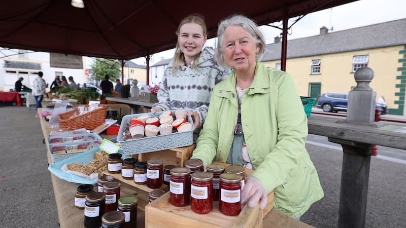 Teresa Fingleton and her granddaughter Keeva, of Stradbally Country Bakers. Photograph: Nick Bradshaw