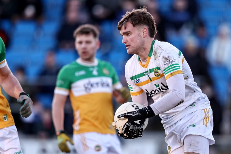 Offaly's Paddy Dunican, who reckons some people only want him to catch and kick. Photograph: Ben Brady/Inpho