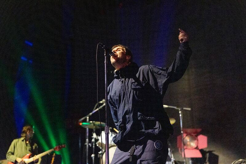 Liam Gallagher performing in Dublin. Photograph: Tom Honan