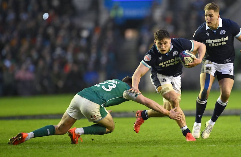 Rory Darge has been good for Scotland, but timing may be against them in this  tournament. Photograph: Stu Forster/Getty Images