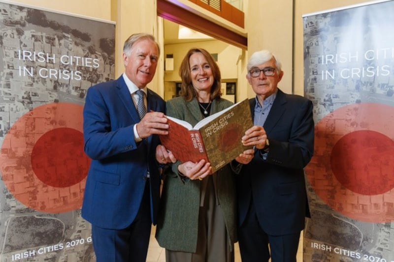 RIAI launches Irish Cities in Crisis: book editors David Browne, Dr Carole Pollard and Jim Coady