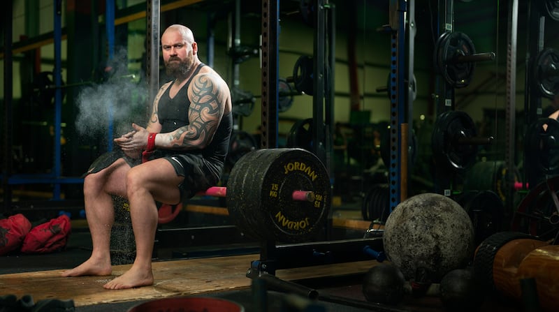 Paddy the Strongman: Pa O’Dwyer from Limerick, five times Ireland’s strongest man. Photograph: Ross O'Callaghan