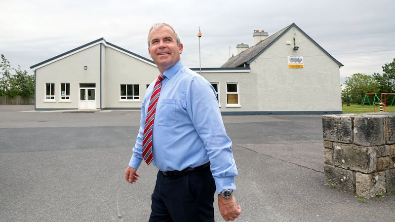 School principal Pádraig Lohan at Derryoober National School, Co Galway. Photograph: Joe O’Shaughnessy