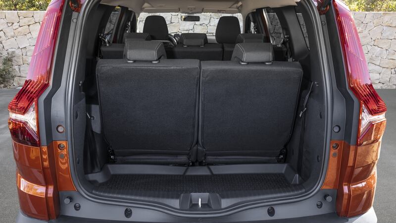 With all seven seats in use, the Jogger still has a 212-litre boot, while if you fold the third row seats, you get 699-litres