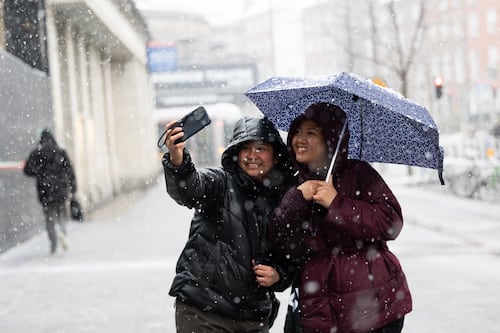 In Pictures: Snow falls across Ireland as March brings a ‘white spring’