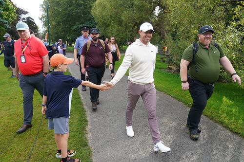 Rory McIlroy digs and claws out round to flip the script on his Irish Open opening day