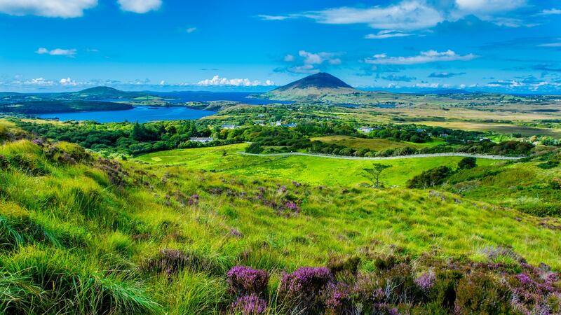 The Clifden landscape, within reach of Clifden Station House Hotel in Co Galway