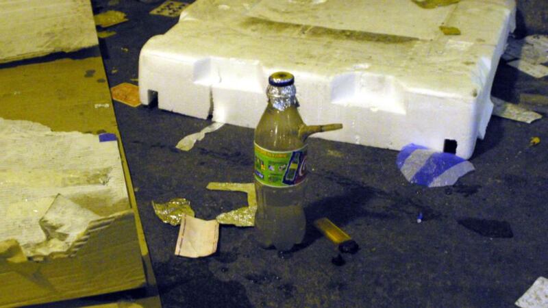 Crack cocaine: crack pipes made from soft-drink bottles are now a common sight in Dublin alleyways. Photograph: In Pictures/Corbis via Getty